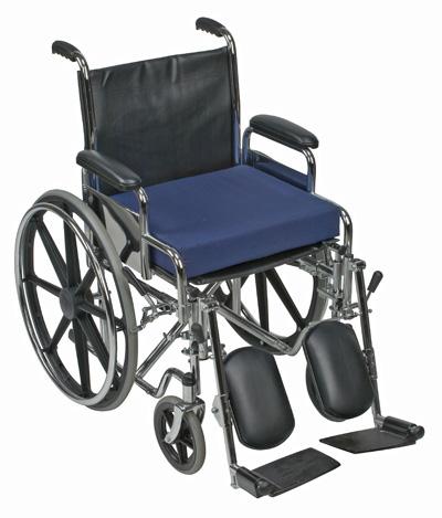 513-8021-2400 Standard Polyfoam Wheelchair Cushion - 16 X 18 X 3 - Navy