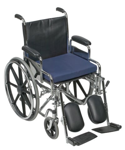 513-8020-2400 Standard Polyfoam Wheelchair Cushion - 16 X 18 X 2 - Navy