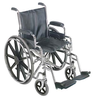 18 Inch Wheelchair With Removable Desk Arms