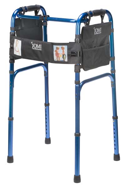 Mabis 500-1018-2100 Freedom Series Deluxe Aluminum Folding Walker - Freedom Blue