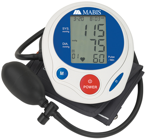 Mabis 04-267-001 Semi-Automatic Blood Pressure Arm Monitor - Adult