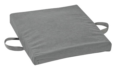 Gel-foam Flotation Cushion - 16 X 18 X 2 - Gray Velour