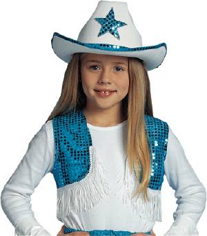Franco American Novelty 28290 Rodeo Girl Hat Child