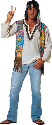 Franco American Novelty 49370-xl Costume Hippie Dude - X-large