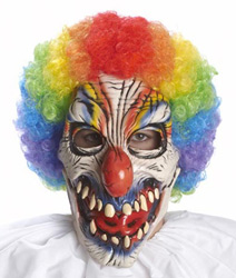 Franco American Novelty 34303 Funny Bones Scary Clown Mask