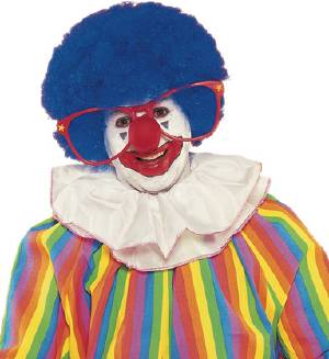 Franco American Novelty 241902 Jumbo Afro Clown Wig  Royal Blue