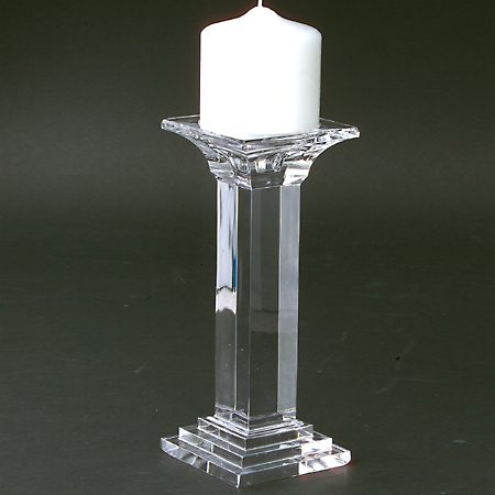 Godinger 56121 Large Wil Som Column Candlesticks - Pair