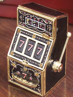 Godinger 85537 Slot Machine Trinket Box