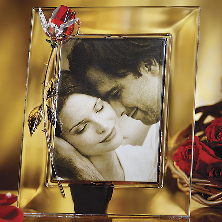 Godinger 4932 Rose 5x7 Inch Photo Frame
