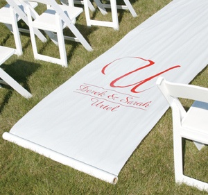 Hortense B. Hewitt 10436P Personalized Aisle Runner