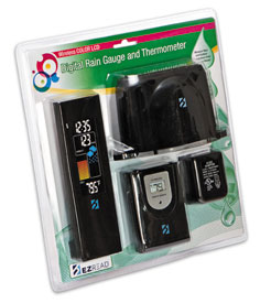 Headwind 820-1752 Wireless Digital Rain Gauge and Thermometer with 4 color LCD