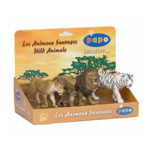 Papo 50053 Wild Animal Display Box Big Cats 1