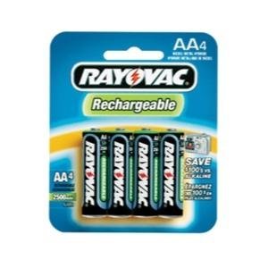 Rayovac RAVNM7154B NiMH Rechargeable AA Batteries