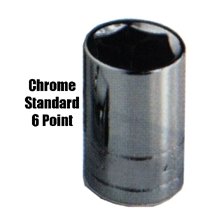 K Tool International KTI28126 Socket 26mm 0.5 Inch Drive Standard 6 Point