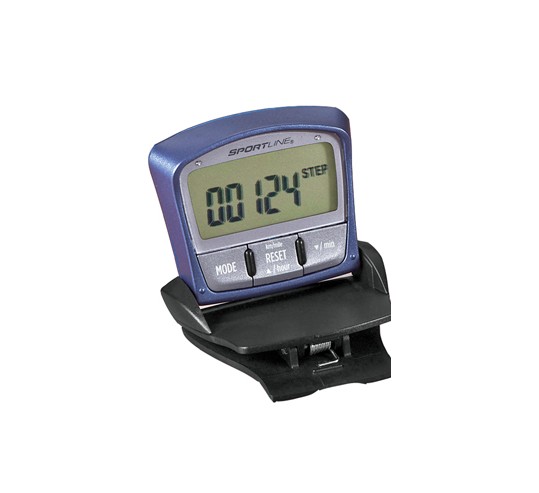 Leeds 1680-02 Sportline Total Fitness Pedometer - Blue
