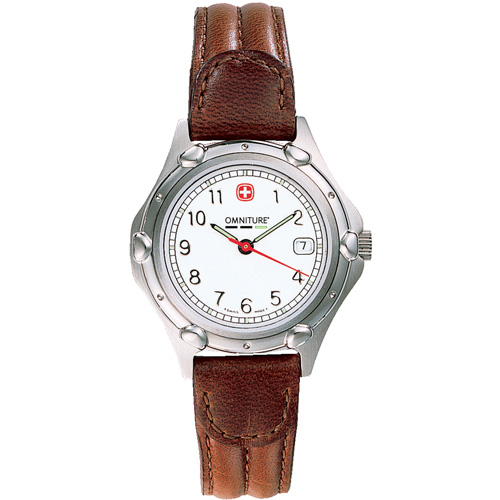 Leeds 104803 Wenger Womens Stand Issue Brown Strap Watch