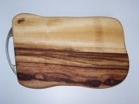 Cont006-09 Medium Cutting Board With Stainless Steel Handle