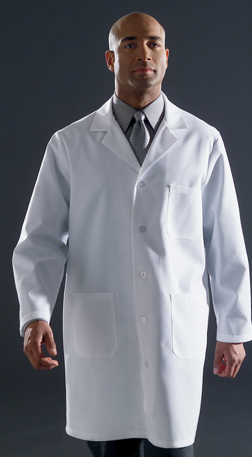 UPC 080196754918 product image for Medline MDT12WHT52E Size 52 Staff Length Lab Coat - White | upcitemdb.com