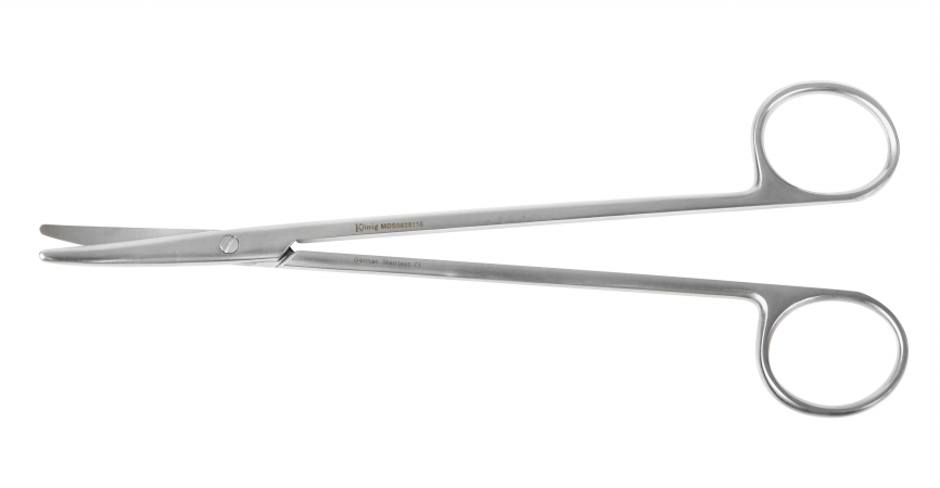 Medline MDS0828120 Scissor and #44; Metzenbaum and #44; Curved and #44; BL-BL and #44; 8 Inch