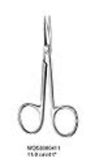 Medline MDS0800511 Operating Scissors and #44; Fine and #44; Curved and #44; 4.75 Inch