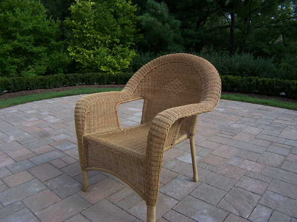 90030-c-hn Resin Wicker Arm Chair