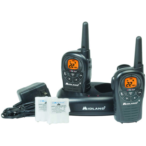 Midland Lxt380Vp3 22Channel Gmrs Radio Pair Pack With Charger  Batteries