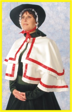 Alexanders Costumes 22139 Capelet Christmas Caroler Caplet