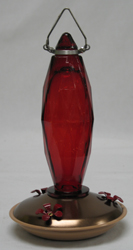 Audubon/Woodlink NAH8 Cut Glass Hummingbird Feeder