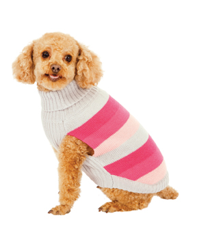 Ethical Fashion Everyday 510PXS Pink Best In Stripe Sweater Xsmall