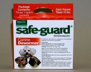 Schering/Intervet 001004107 Orange Safeguard Dog Wormer 1 Gram