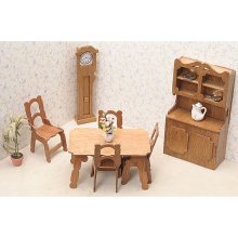 Greenleaf 7202 Dining Room Dollhouse Furniture Kit