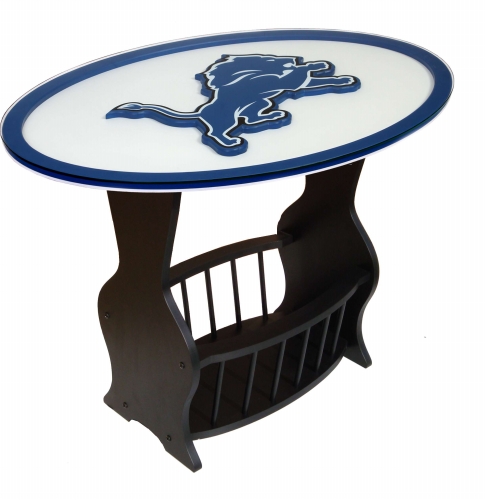 Fan Creations N0537DET Detroit Lions Logo End Table