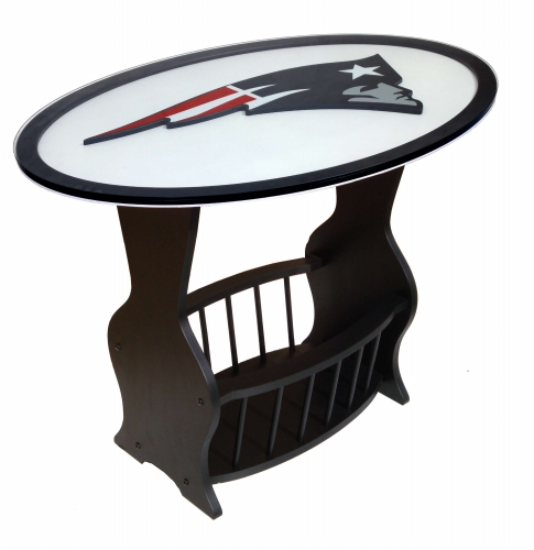 Fan Creations N0537NEP New England Patriots Logo End Table