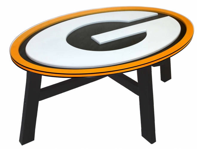 Fan Creations N0518GBP Green Bay Packers Coffee Table