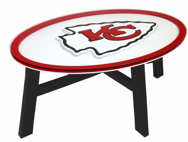Fan Creations N0518KCC Kansas City Chiefs Colts Coffee Table