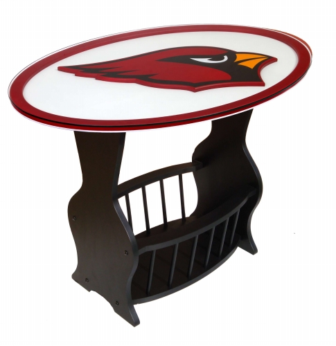 Adventure Furniture N0537ARI Arizona Cardinals Logo End Table