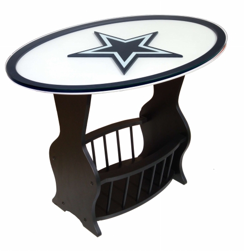 Adventure Furniture N0537-DAL Dallas Cowboys Logo End Table