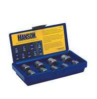 Hanson Irwin Ha54009 9 Pieces Sae Bolt Extractor Set 1/4"-3/4"