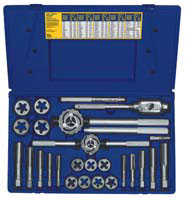 Hanson Irwin Ha97094 25 Pieces Tap And Die Set 9/16 To 1" Sizes