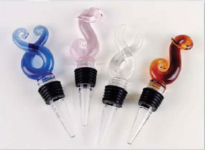 Badash Crystal Product GW531 SET OF 4 ART BOTTLE STOPPERS