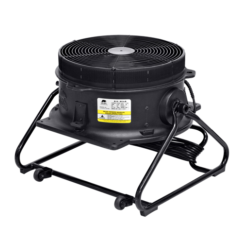 BAir Dryers BB1 Black Big Bear Vortex 3/4 HP Dryer
