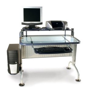 Leda Desk DP088G29 Glass Computer Desk