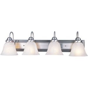 311-4v-bn 4 Light Vanity Fixture With A Brushed Nickel Finish
