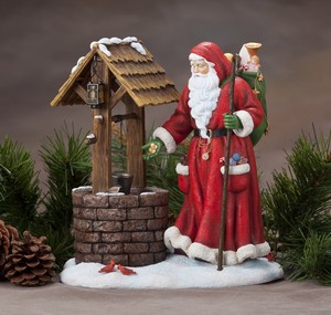 Precious Moments 10136 Wishing Well Santa
