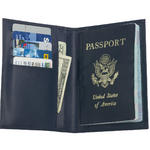 Talus St-s5013-01blblu Blue Passport Holder