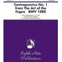 Alfred 81TE2169 Contrapunctus No. 1 from The Art of the Fugue BWV 1080  Music Book