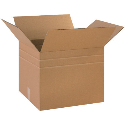 MD181515 18 in. x 15 in. x 15 in. Multi-Depth Corrugated Boxes- 10