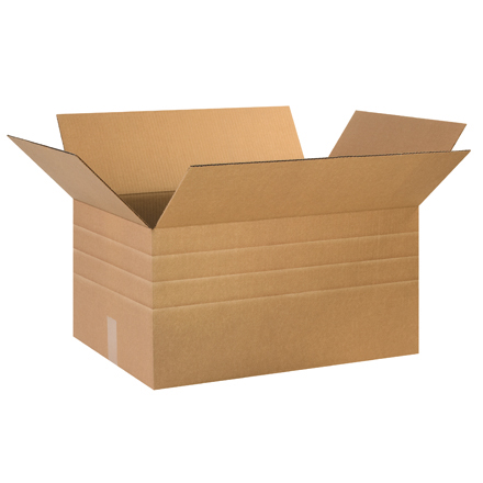 MD241612 24 in. x 16 in. x 12 in. Multi-Depth Corrugated Boxes- 15
