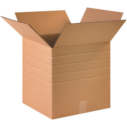 MD161616 16 in. x 16 in. x 16 in. Multi-Depth Corrugated Boxes- 10