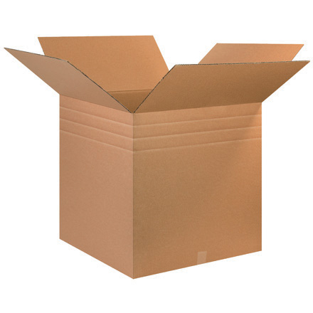 MD262626 26 in. x 26 in. x 26 in. Multi-Depth Corrugated Boxes- 10